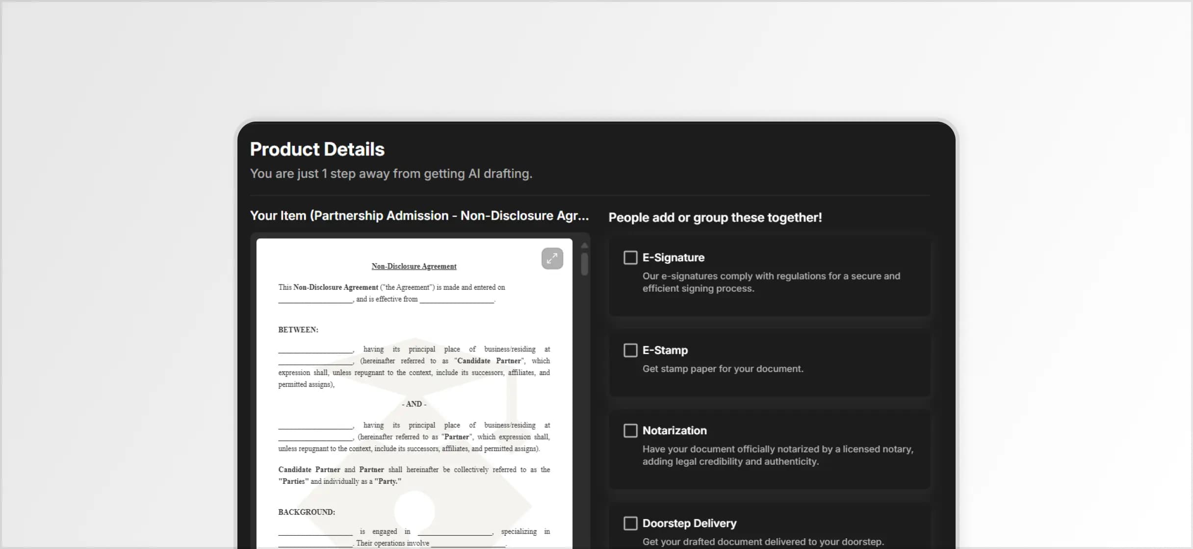 Agreement Format PDF