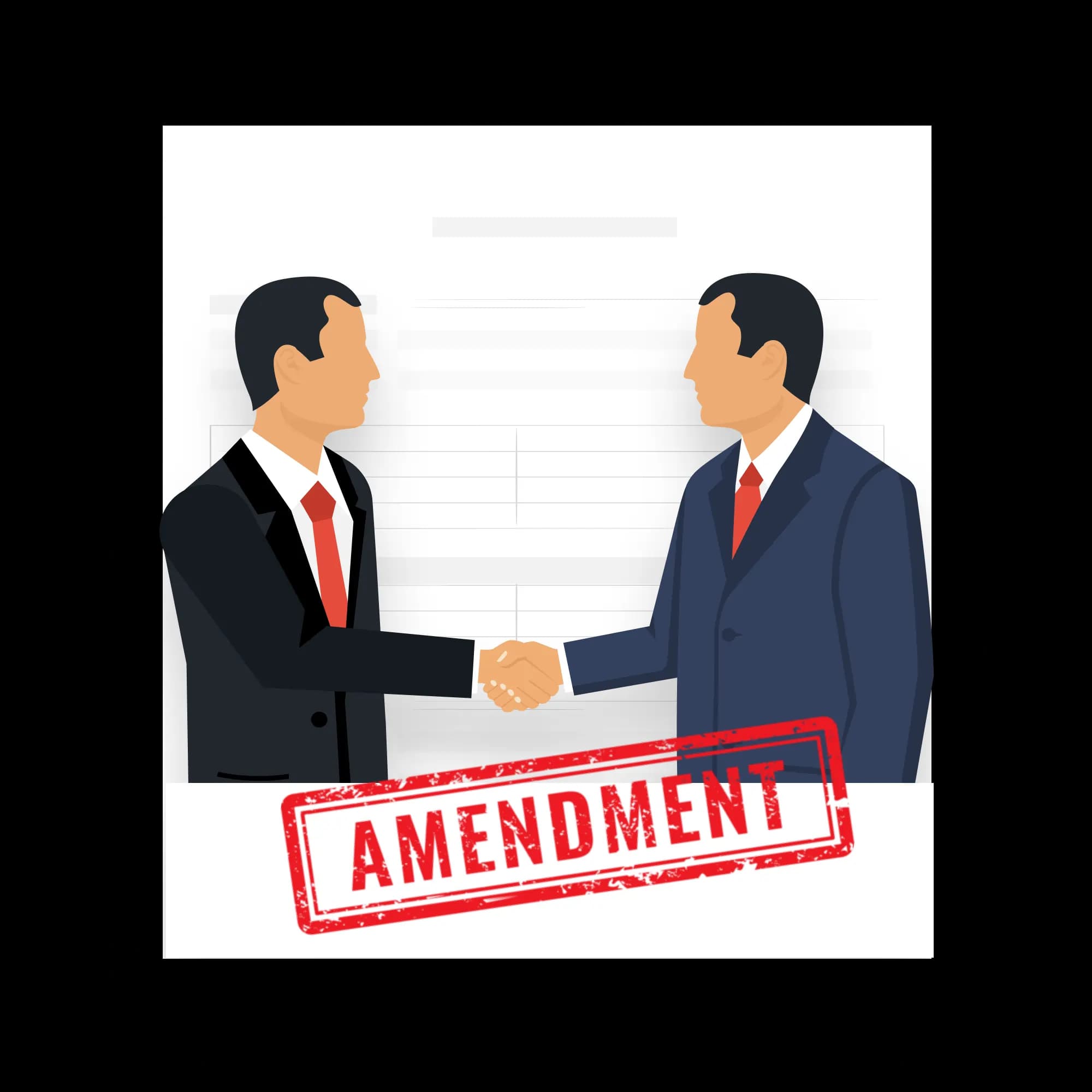 Amendment Agreement Format