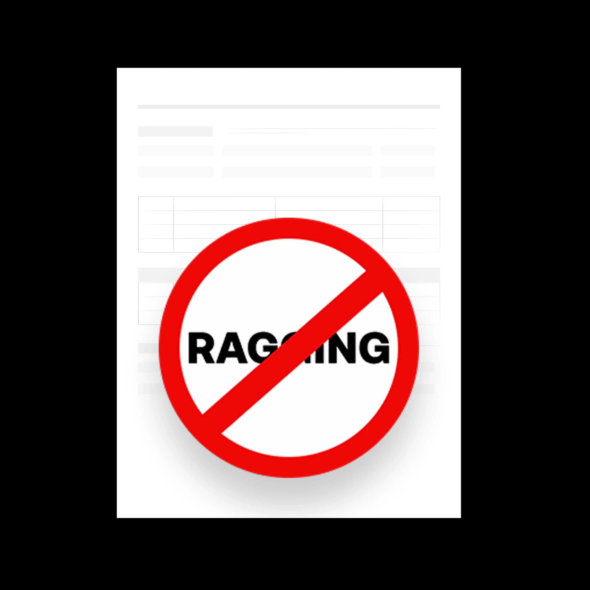 Anti Ragging Affidavit Format