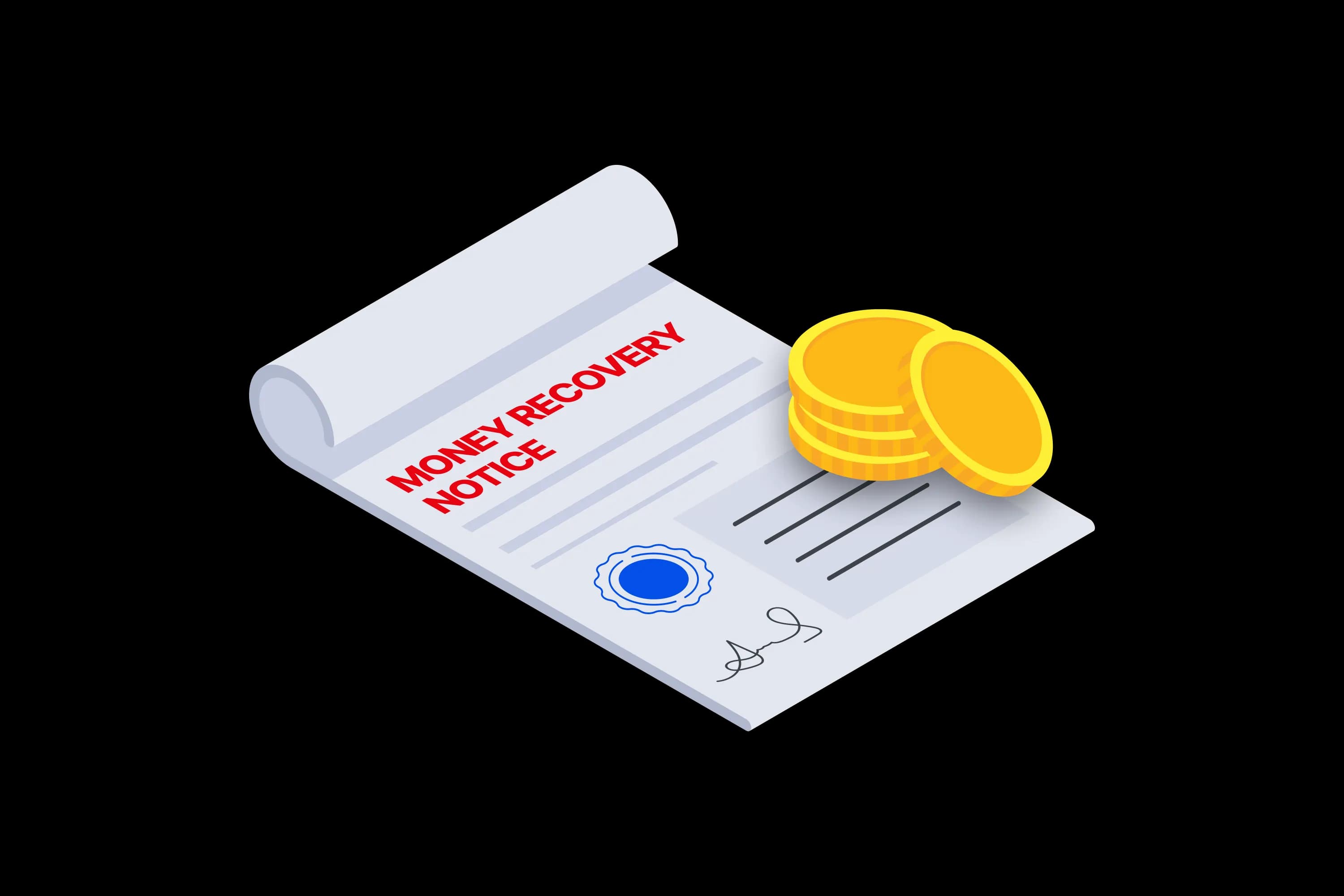 Money Recovery Notice