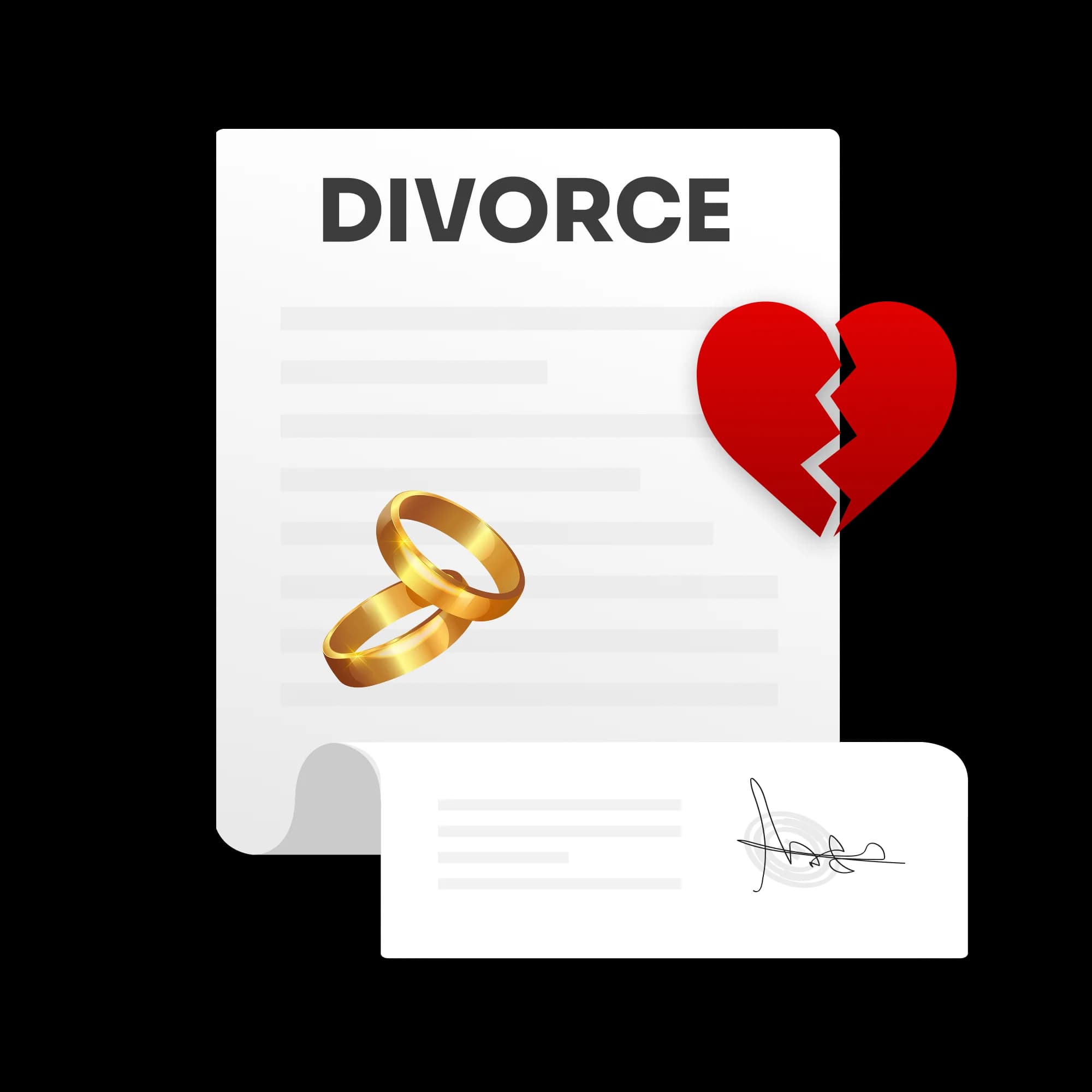 divorce notice